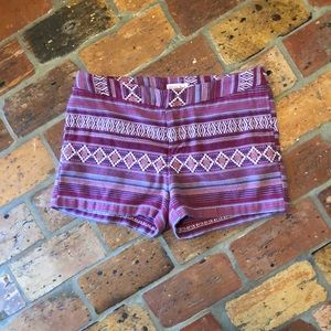Mexican type print shorts